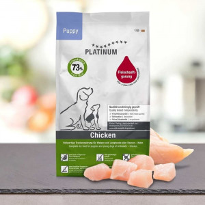 PLATINUM DOG PUPPY CHICKEN sausā barība kucēniem Vista 1.5kg